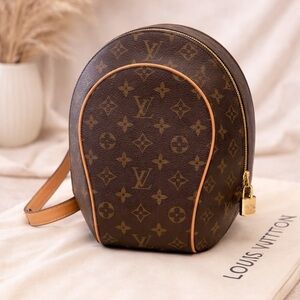 Monogram Mini “Louis Vuitton” Backpack Brown Canvas w/ Gold Lock & Dust Bag NEW